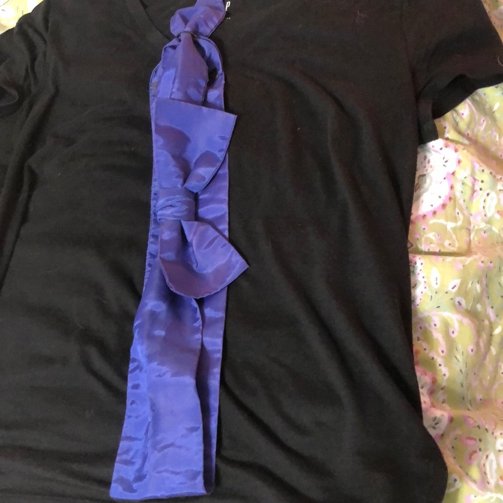Blue Fabric belt by Echo S/M